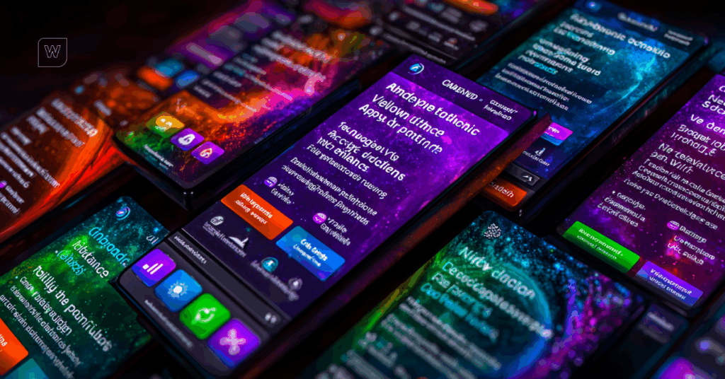 Comparativo entre identidade visual antiga e versão atualizada com insights de IA