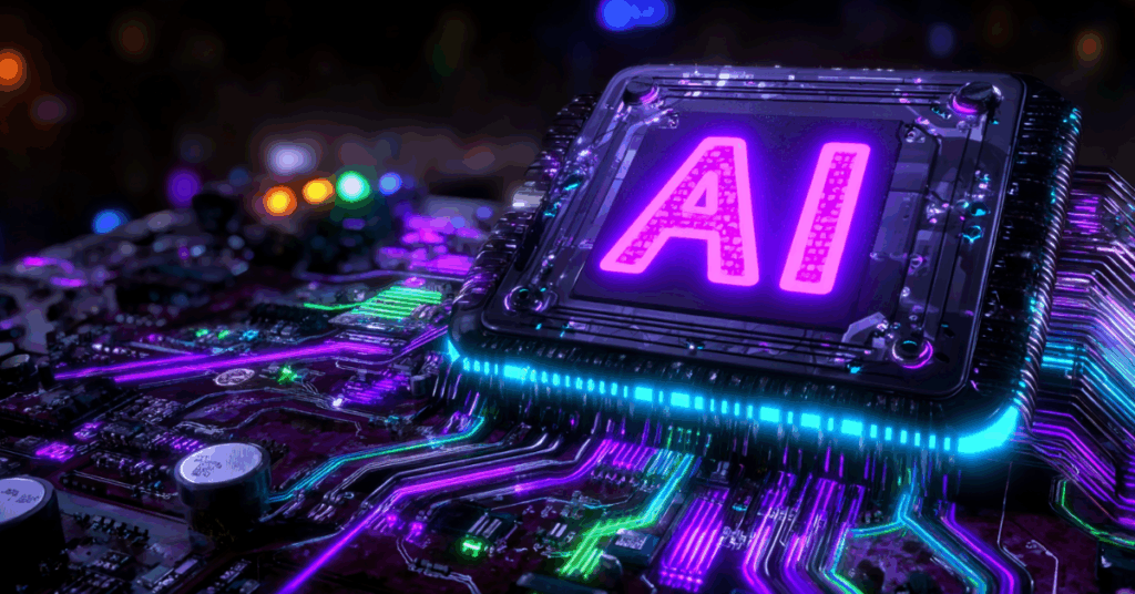 Alt: Interface de IA mostrando resultados otimizados